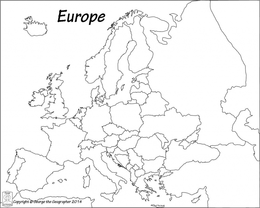 Outline Map Of Europe Political With Free Printable Maps And - Free Printable Map Of Europe