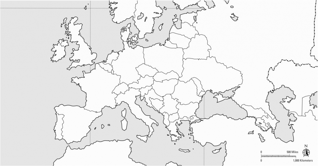 Outline Map Of Europe - World Wide Maps - Europe Outline Map Printable