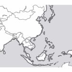 Outline Map Of South Asia New Printable Blank Southeast   Asia Outline Map Printable