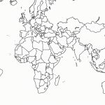 Outline Map Of The World Pdf And Travel Information | Download Free   Free Printable World Map Pdf