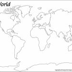 Outline Map Of World In Besttabletfor Me Throughout | Word Search   Full Page World Map Printable