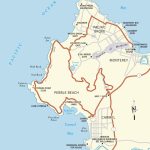 Pacific Coast Route Through Monterey, California | Road Trip Usa   Monterey Beach California Map