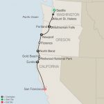 Pacific Northwest Tour   Globus® Escorted Tours   Washington Oregon California Coast Map