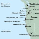 Pacific Northwest Tours And Vacations With Collette   California Oregon Washington Road Map
