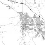 Palm Springs, California   Area Map   Light | Hebstreits Sketches   Map Of Palm Springs California And Surrounding Area