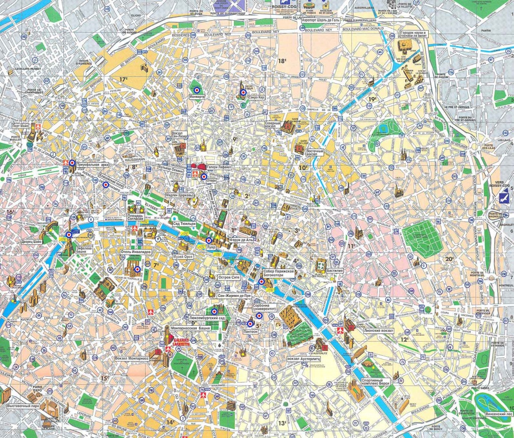 Paris Map - Detailed City And Metro Maps Of Paris For Download - Printable Map Of Paris
