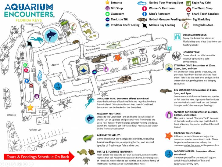 ParkMap112016 Florida Keys Aquarium Encounters Florida Aquarium