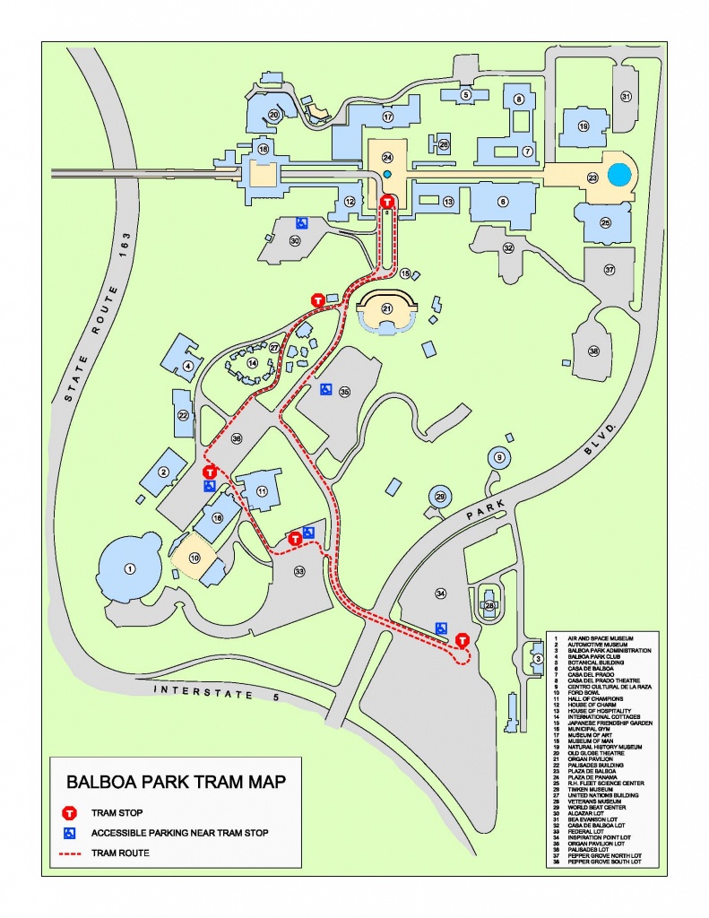 Park Tram | Balboa Park - Map Of Balboa Park San Diego California