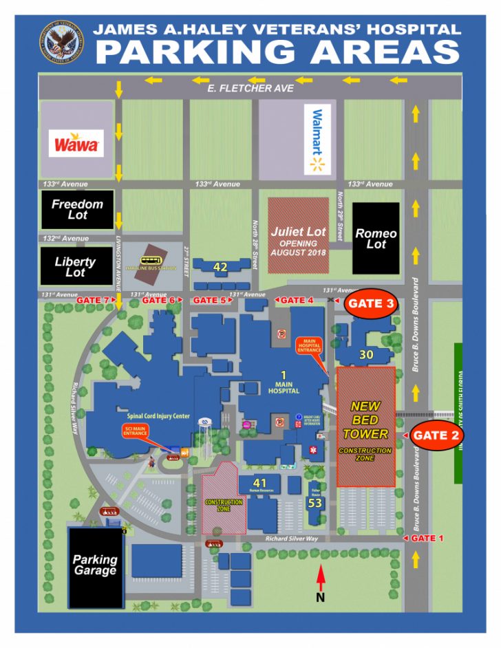 Parking Changes - James A. Haley Veterans' Hospital - Tampa, Florida ...