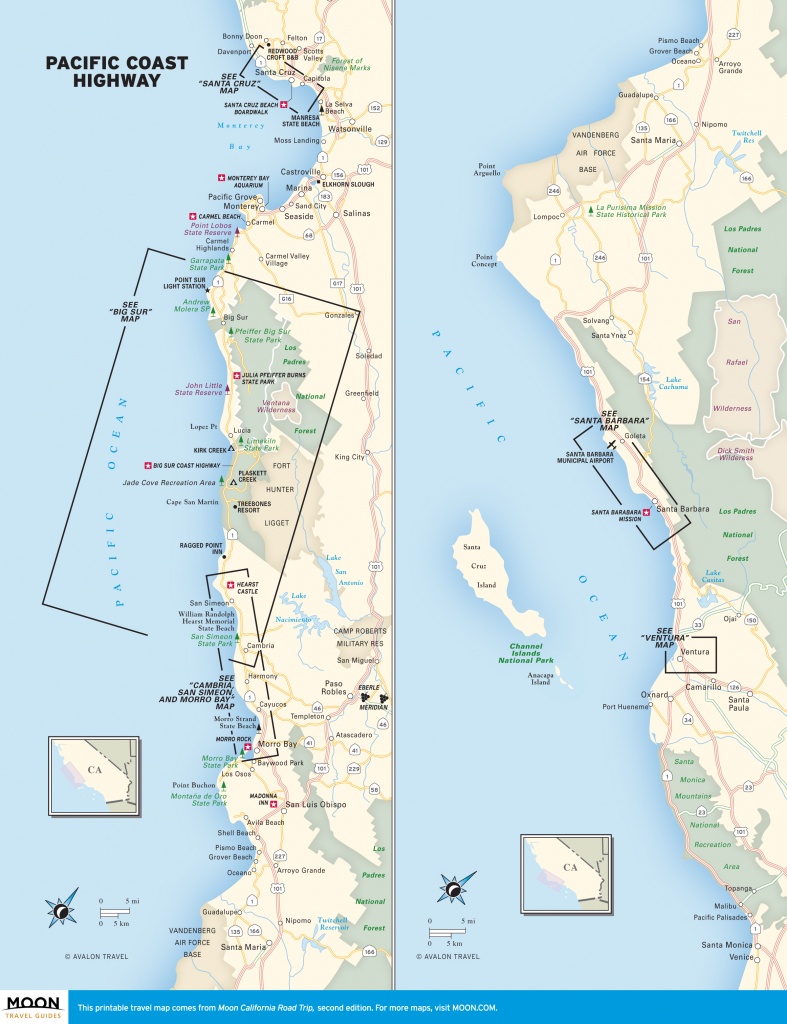 Pch In California: Pacific Coast Highway Beaches | Road Trip Usa - Beach Map Of California