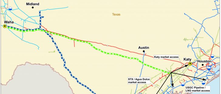 Texas Gas Pipeline Map