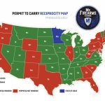 Permit To Carry Maps | Mn Firearms Training   Texas Reciprocity Map 2018