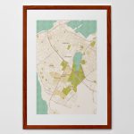 Personalized Map Print, Poster Or Canvas   Posterhaste   Custom Printable Maps