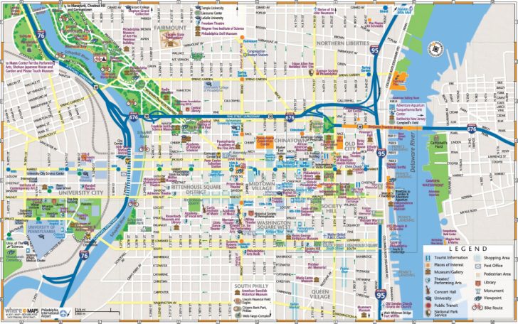 Philadelphia Tourist Map Printable