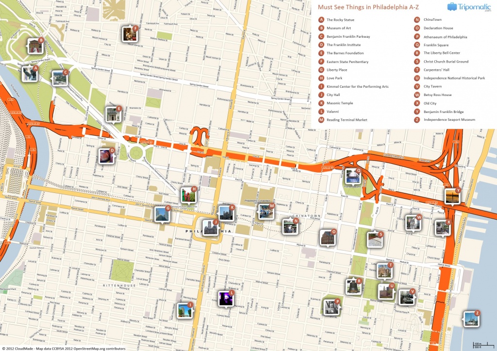 Philadelphia Printable Tourist Map In 2019 | Free Tourist Maps - Printable Map Of Philadelphia