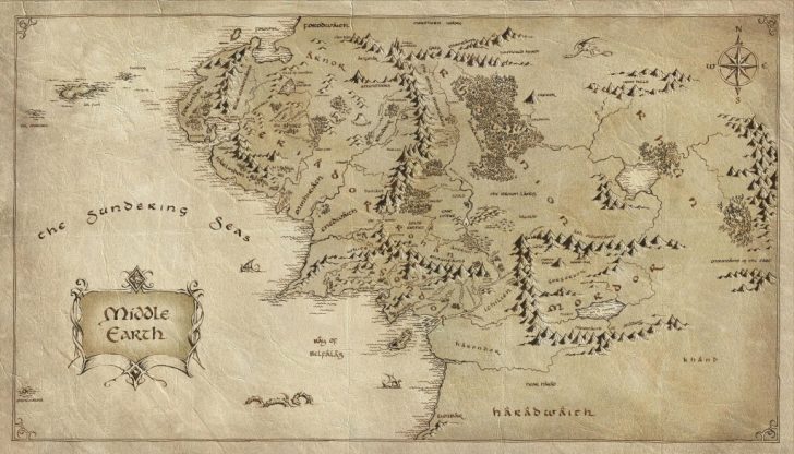 Printable Lord Of The Rings Map