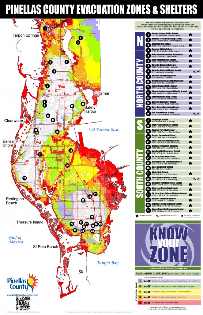 Florida Evacuation Route Map