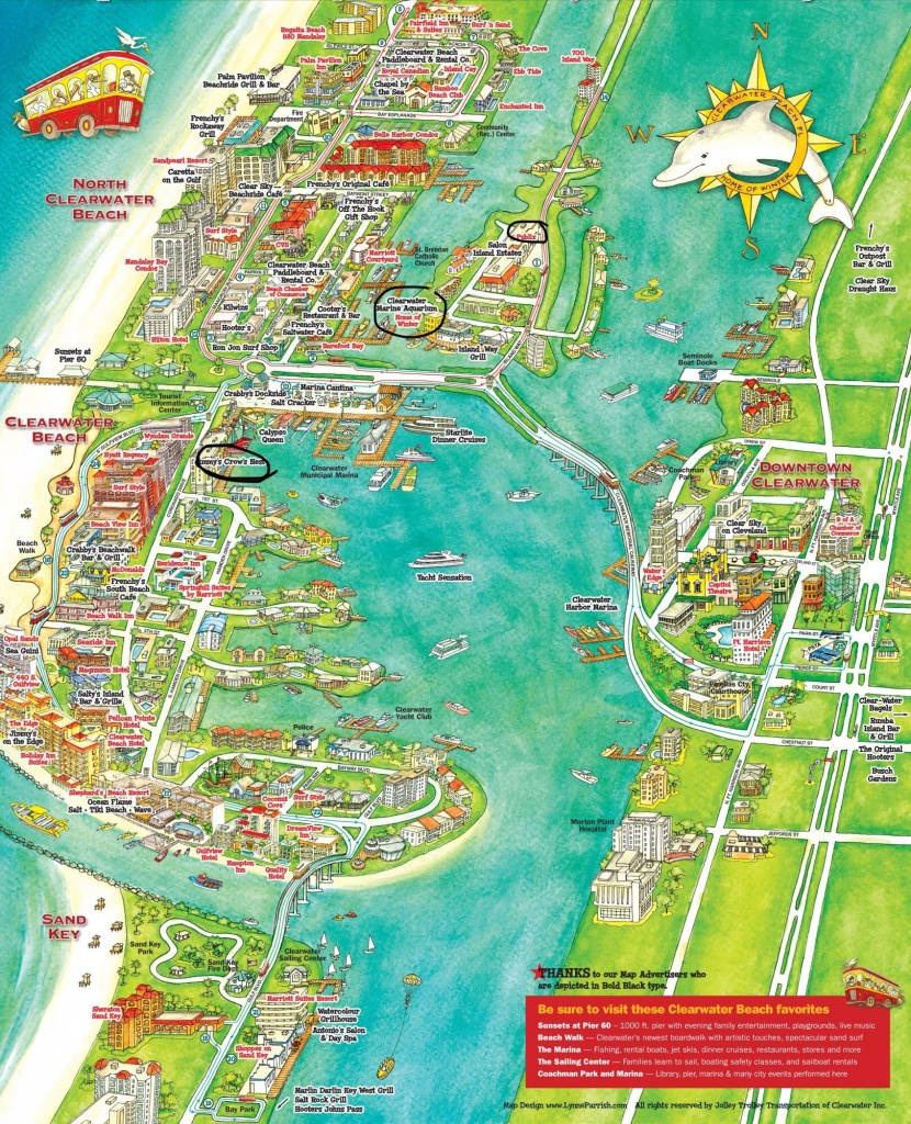 Pinholly Waddell On Clearwater Beach | Florida Vacation - Map Of Clearwater Florida And Surrounding Areas