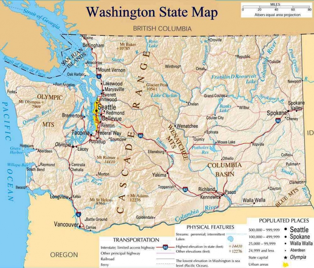 Pinsaitama On Map | Washington Map, Washington State Map - Printable Map Of Washington State