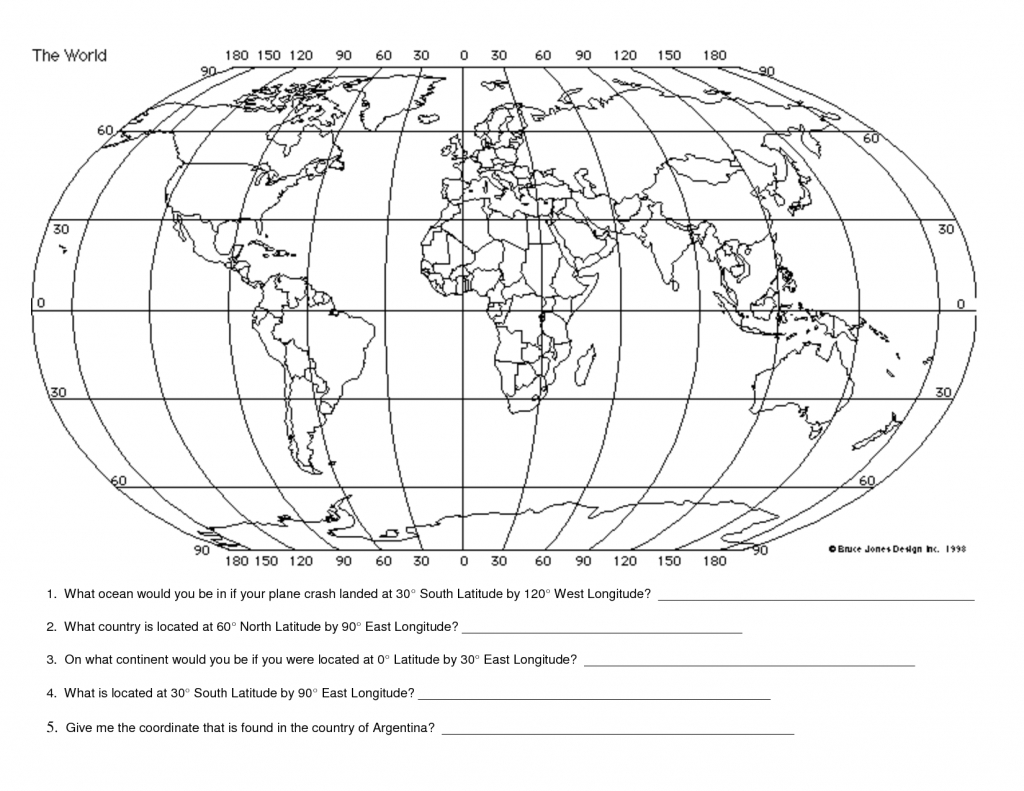 Pintalisha Cabral On Homeschool | Latitude Longitude, Blank - World Map Latitude Longitude Printable