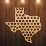 Pinthacker Jewelry On Father's Day Fun | Beer Bottle Caps, Beer   Texas Beer Cap Map
