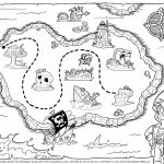 Pirate Treasure Map Coloring Pages | Pre K Stuff | Pirate Maps   Pirate Treasure Map Printable