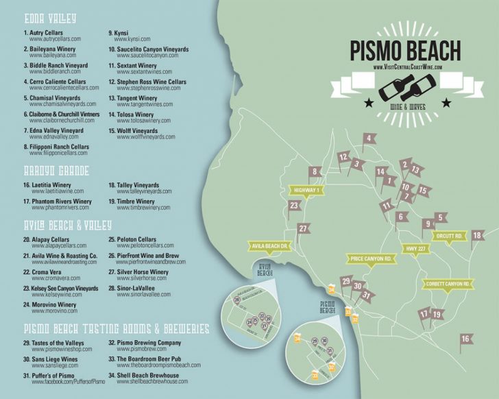 Pismo Beach California Map