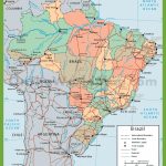 Political Map Of Brazil With Cities   Printable Map Of Brazil