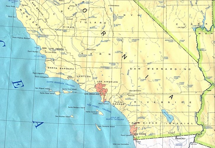 Map Of Southeastern California