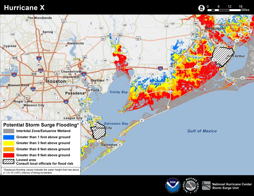 Potential Storm Surge Flooding Map - Florida Flood Risk Map