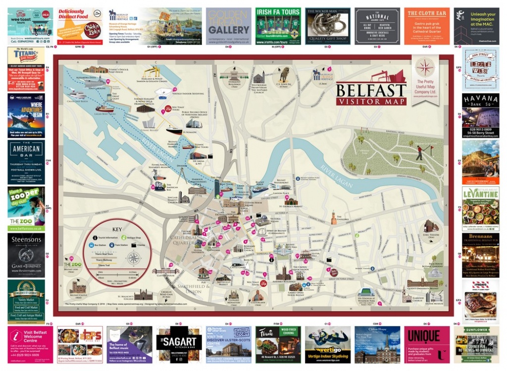 Pretty Useful Map Co. | Beautifully Illustrated Map Guides – Belfast Map - Us Quarter Map Printable