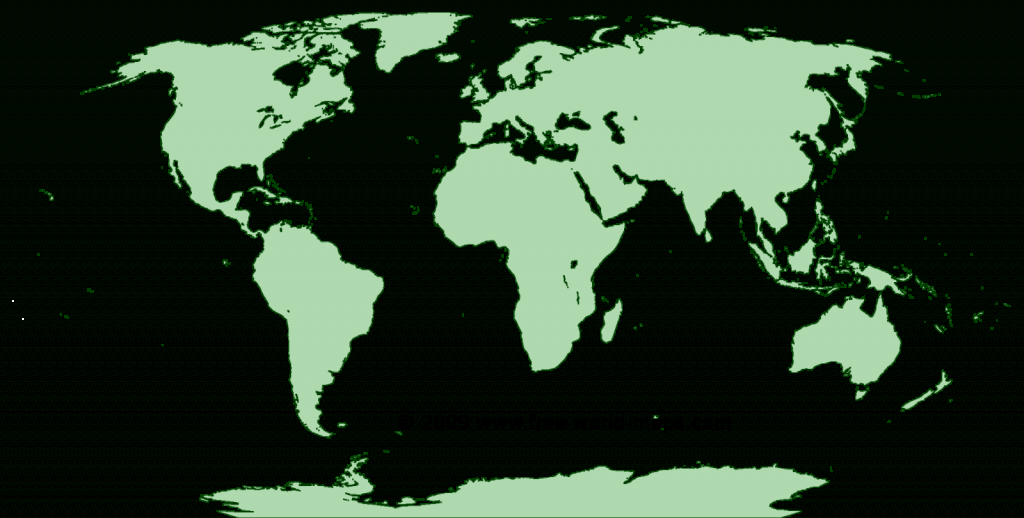 Printable Blank World Maps | Free World Maps - Colorable World Map Printable