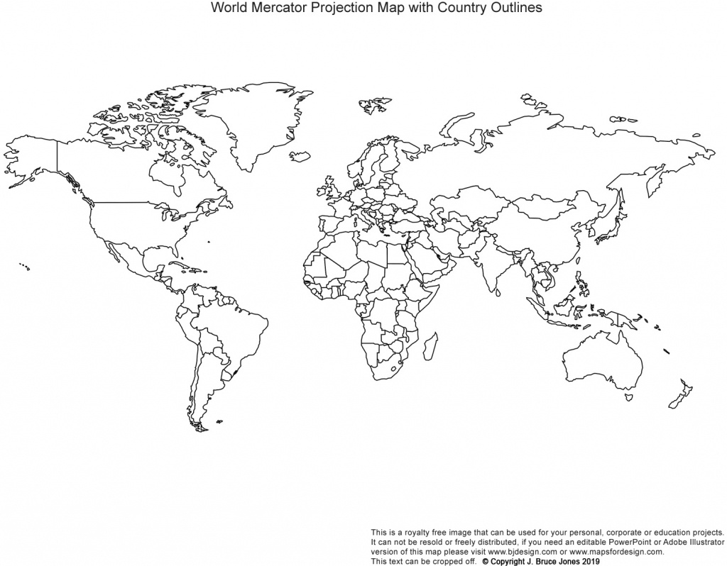 Printable, Blank World Outline Maps • Royalty Free • Globe, Earth - Basic World Map Printable