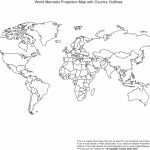Printable, Blank World Outline Maps • Royalty Free • Globe, Earth   Empty World Map Printable