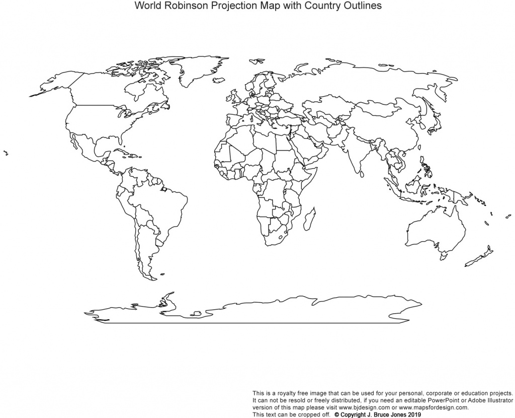 Printable, Blank World Outline Maps • Royalty Free • Globe, Earth - Large Printable World Map With Country Names
