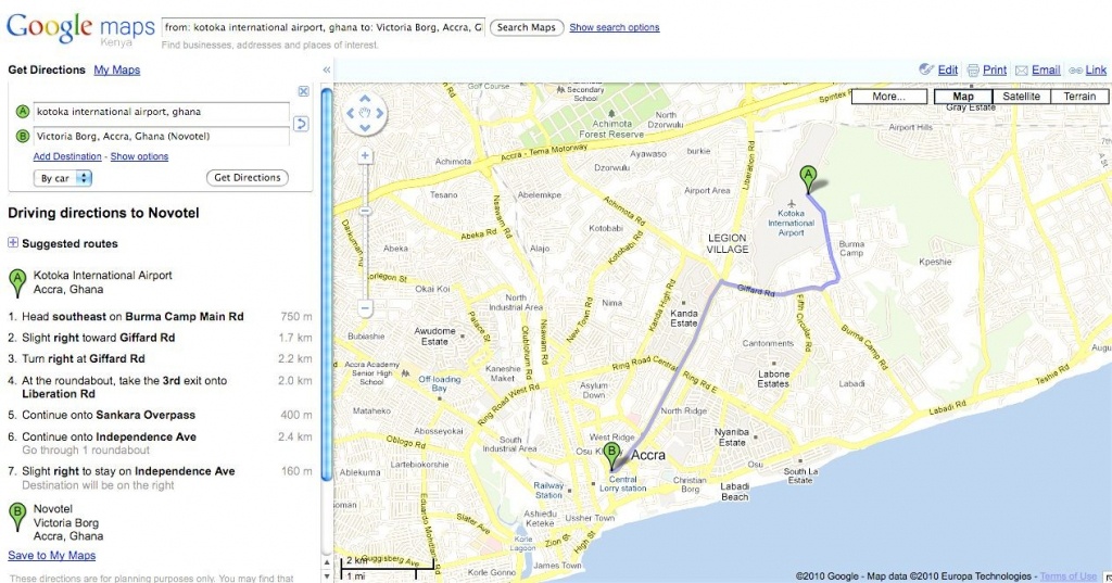 Printable Driving Maps - Hepsimaharet - Printable Driving Directions Google Maps