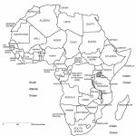 Printable Map Of Africa | Africa, Printable Map With Country Borders   Printable Map Of Africa With Capitals