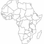 Printable Map Of Africa | Africa World Regional Blank Printable Map   Printable Map Of Africa