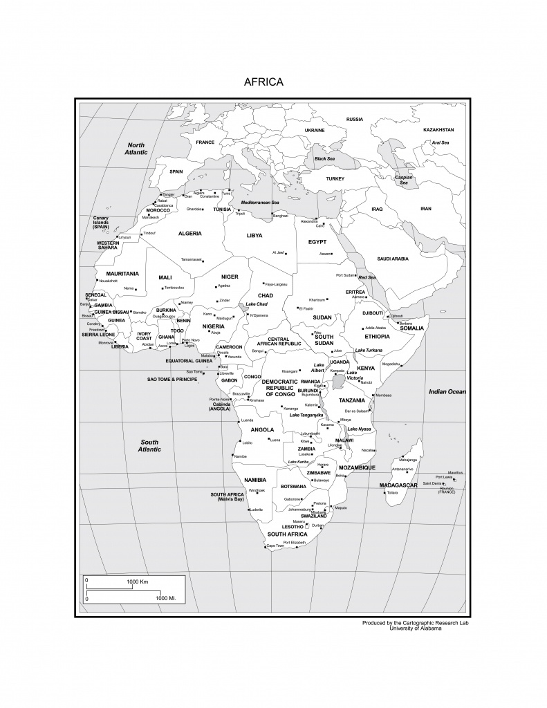 Printable Map Of Africa Countries And Travel Information | Download - Free Printable Map Of Africa With Countries