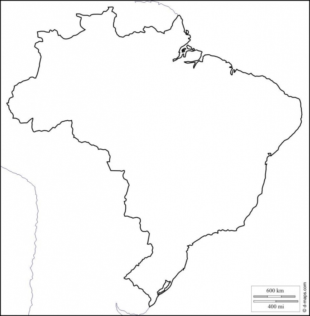 Printable Map Of Brazil - Free Printable Map Of Brazil (South - Free Printable Map Of Brazil