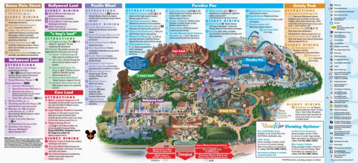 Printable Map Of Disneyland California