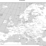 Printable Map Of Europe With Cities | Usa Map 2018   Printable Map Of Europe With Cities