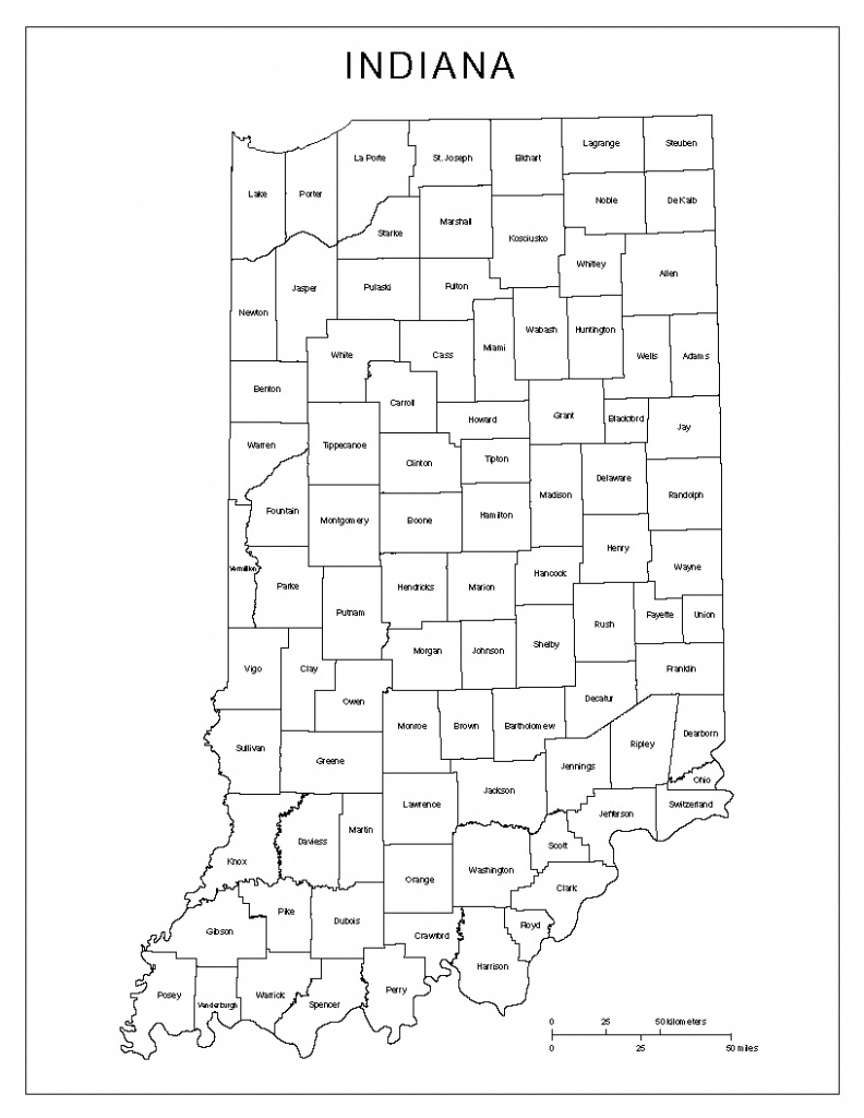 Printable Map Of Indiana And Travel Information | Download Free - Indiana State Map Printable