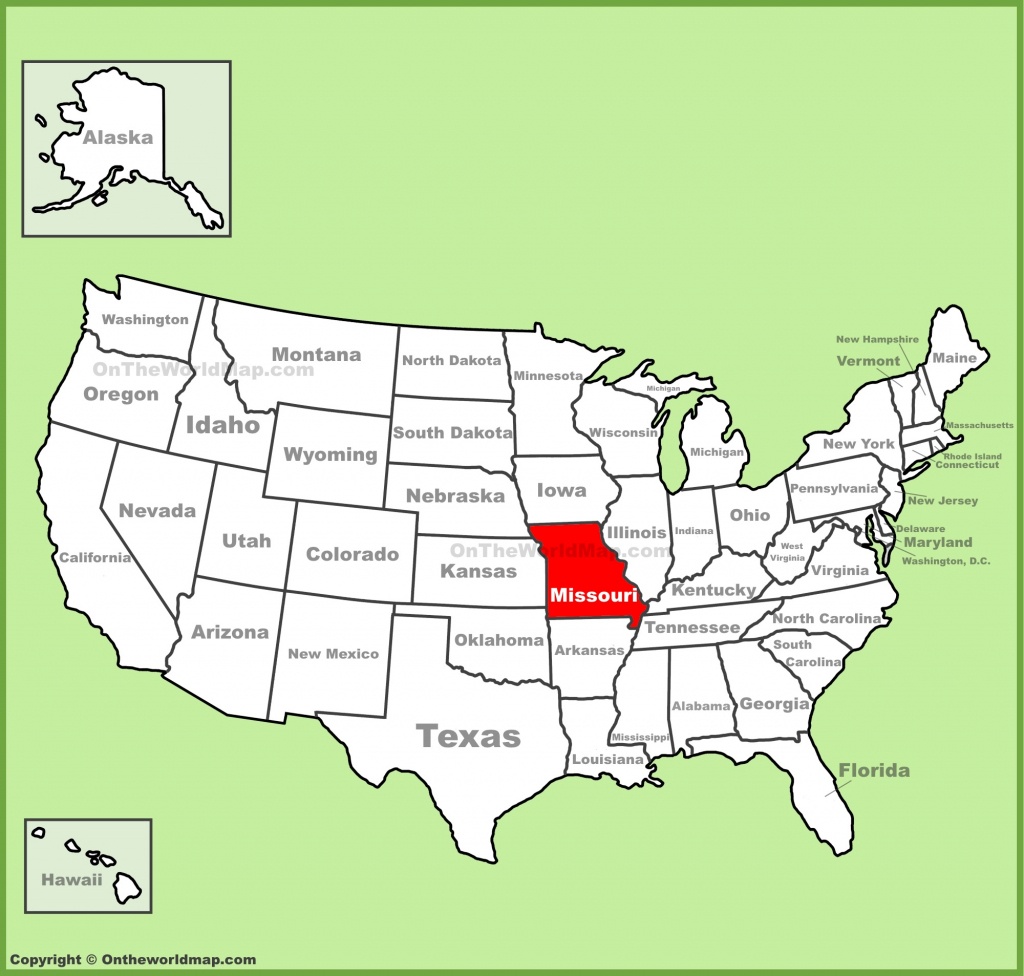 Printable Map Of Missouri - Lgq - Printable Blank Map Of Missouri