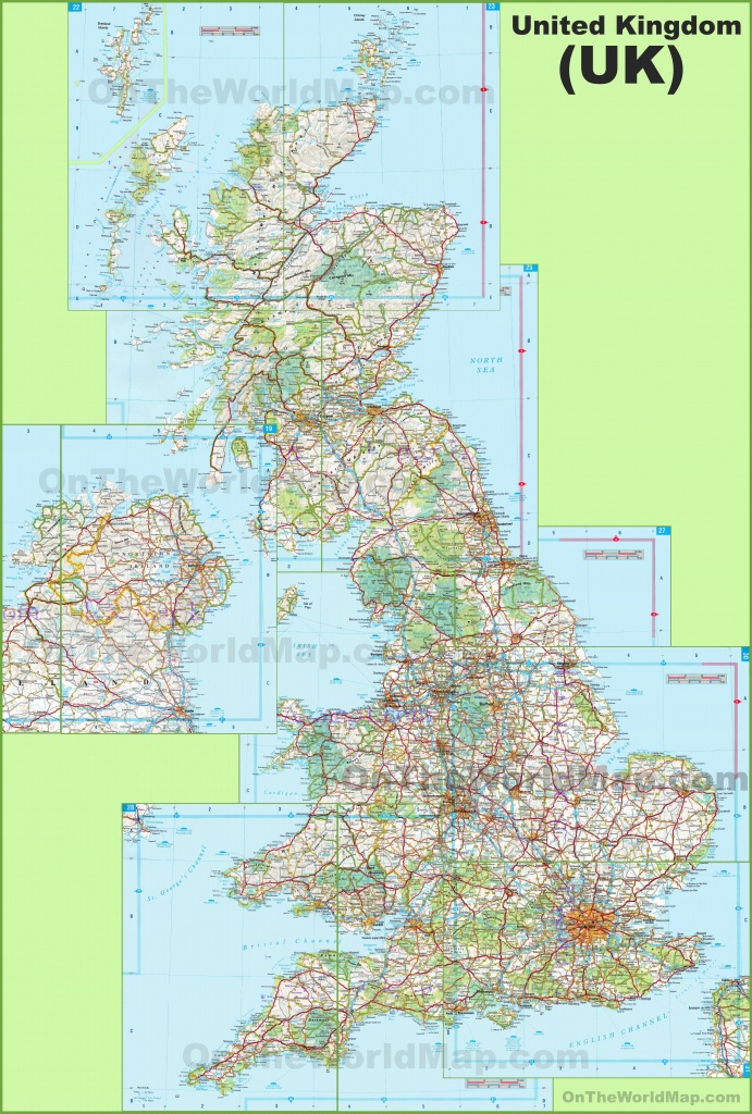 Printable Map Of Scotland With Cities And Travel Information - Printable Map Of Scotland With Cities