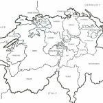 Printable Map Of Switzerland And Travel Information | Download Free   Printable Map Of Switzerland