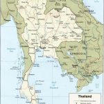 Printable Map Of Thailand   Map Of Thailand Printable (South Eastern   Printable Map Of Thailand