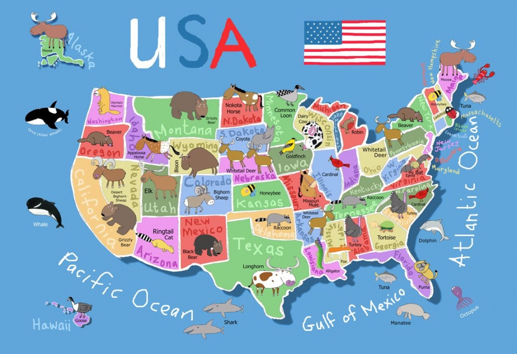 Printable Map Of Usa For Kids | Its&amp;#039;s A Jungle In Here!: July 2012 - Printable Us Map For Kids