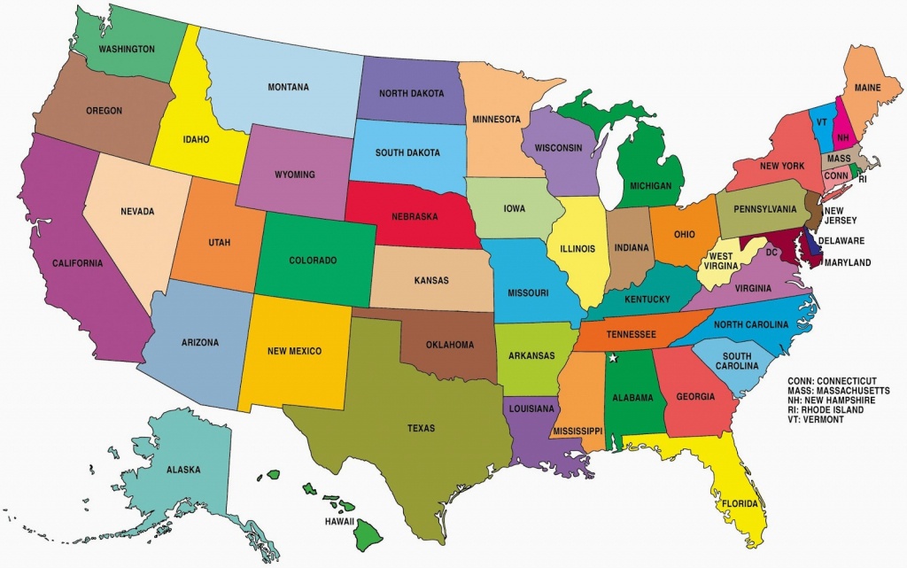 Printable Map Of Usa - Free Printable Maps - Printable Map Of The Usa States