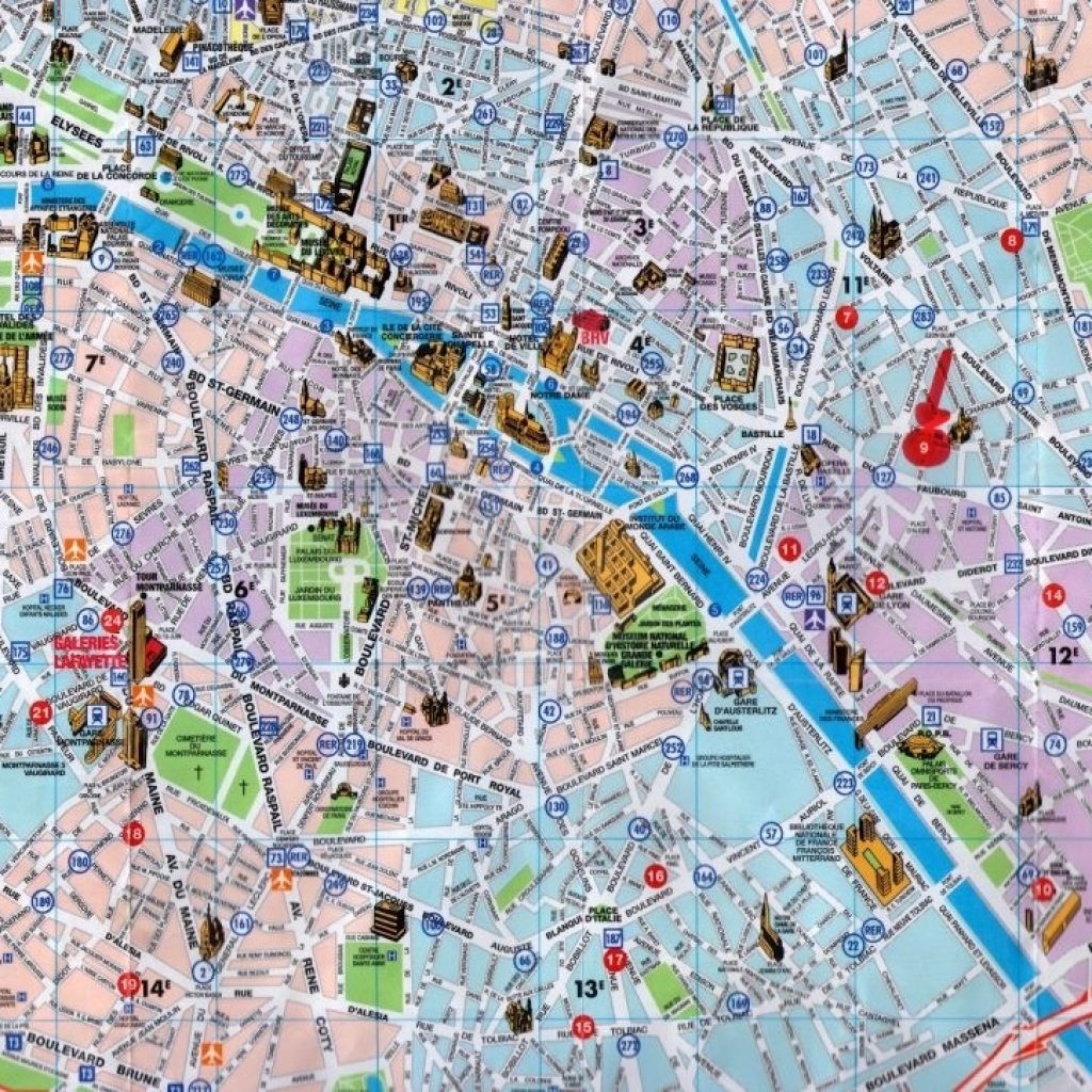 Printable Maps Of Paris 12 Map Com - Paris Printable Maps For Tourists